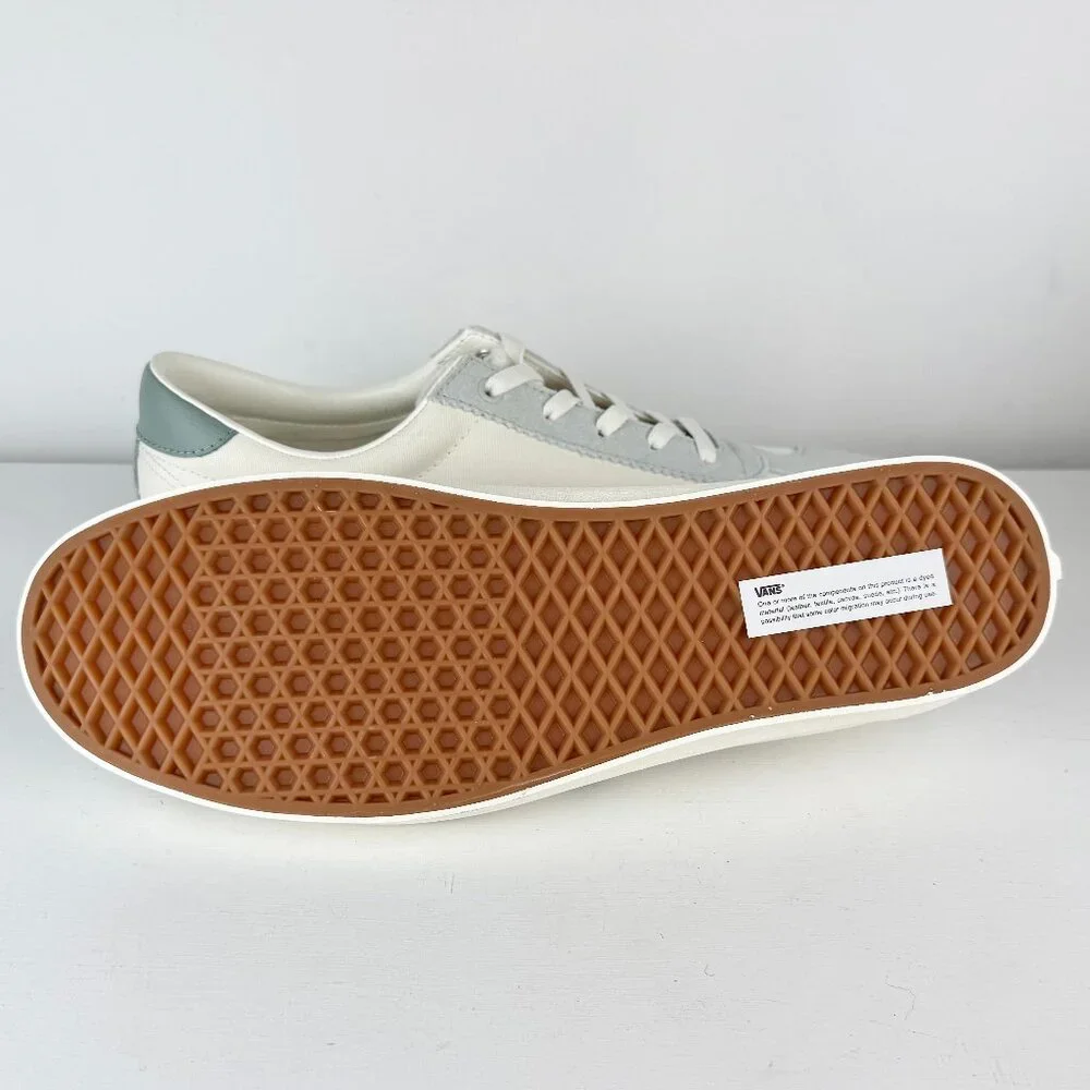 Men's 13 - VANS Tri-Tone Sport Low Skate Green /Beige Suede/Canvas Sneakers